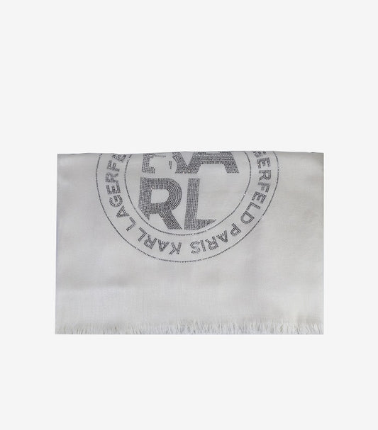 KARL LEGERFELD BLACK SCARF