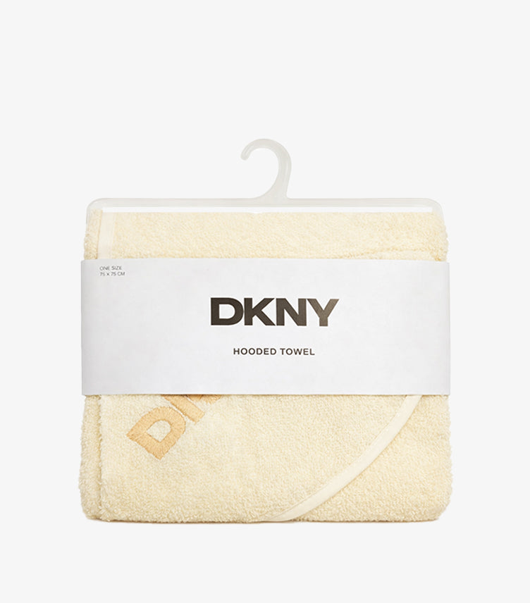 DKNY PREMIUM HOODED TOWEL – SOFT CREAM COLOR