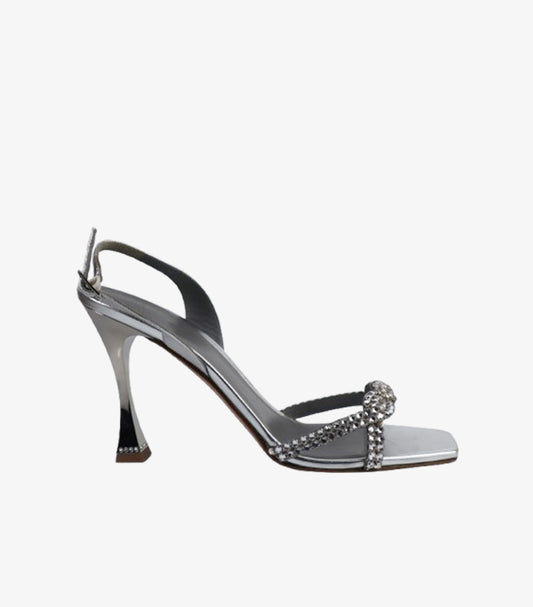 GINA CRYSTAL STRAP SLINGBACK HEEL