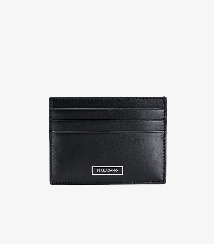 FERRAGAMO LEATHER CARD HOLDER