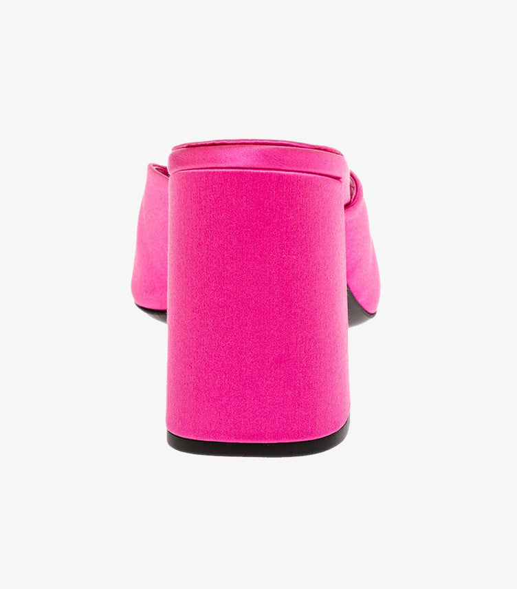 PRADA SATIN HEELED SANDALS