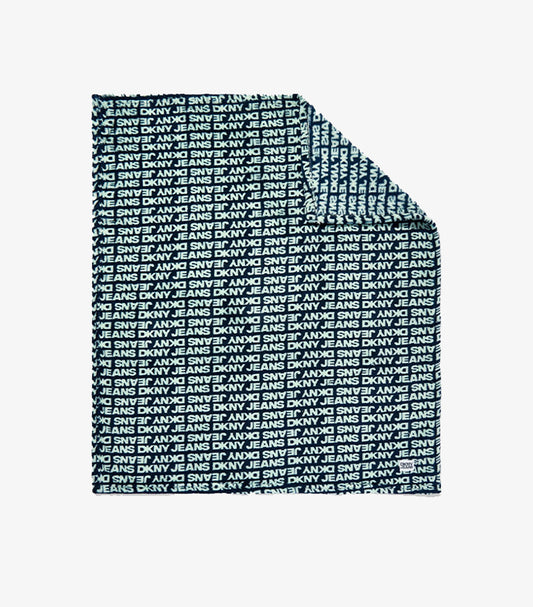 DKNY BABY BLANKET AND COMFORTER SET IN NAVY