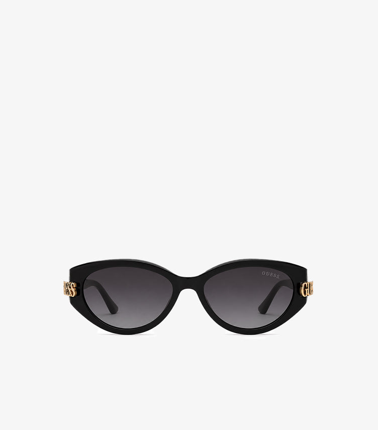 GUESS BLACK OVAL SUNGLASSES