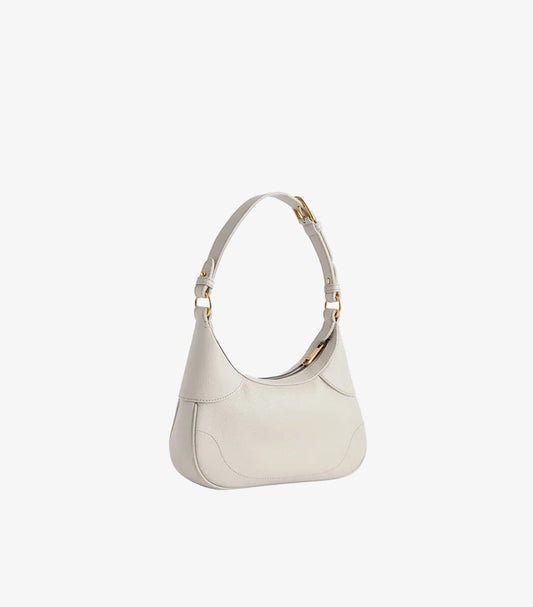 GUCCI APHRODITE CURVED LEATHER SHOULDER BAG