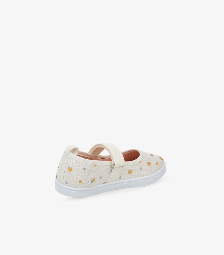 NEXT KIDS SOFT CANVAS MARY JANE SHOES – POLKA DOT DESIGN