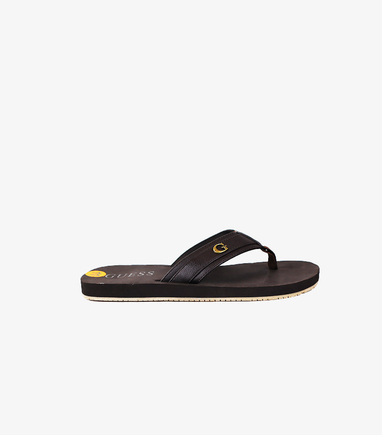GUESS MEN’S LOGO FLIP FLOPS