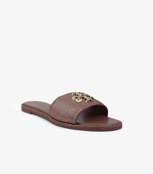 TORY BURCH EVERLY CRYSTALS FLAT SANDLAS