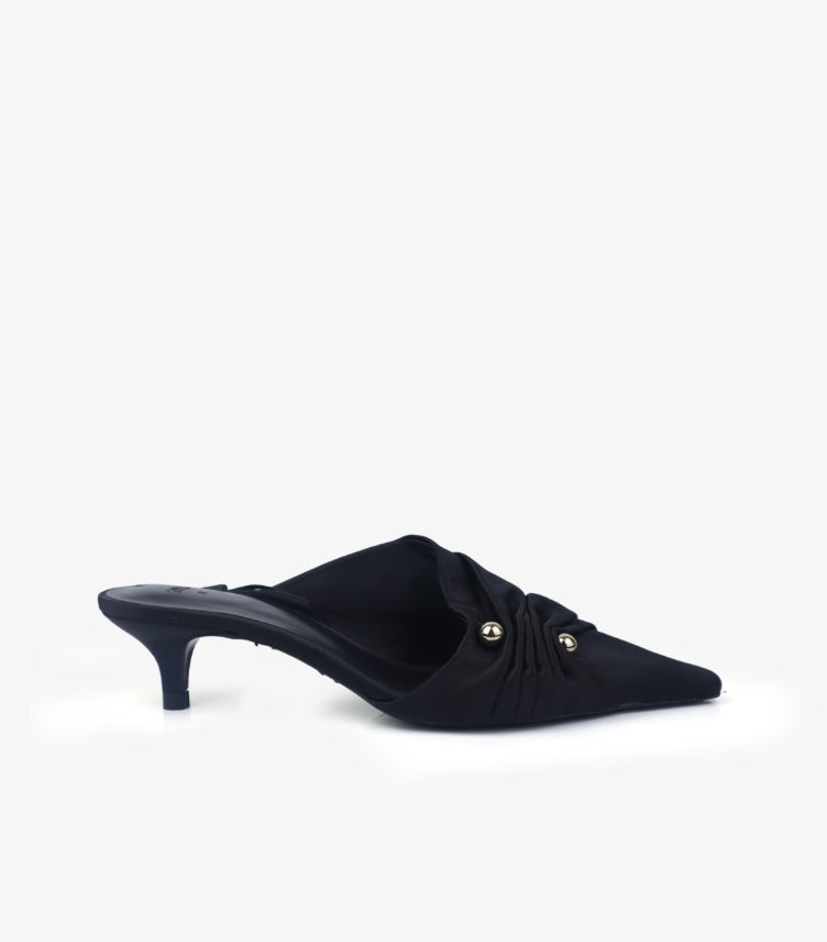 ZARA BLACK KITTEN HEELS PUMPS