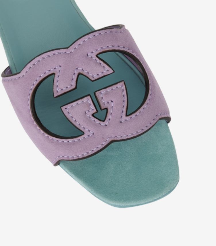 GUCCI INTERLOCKING G MULES
