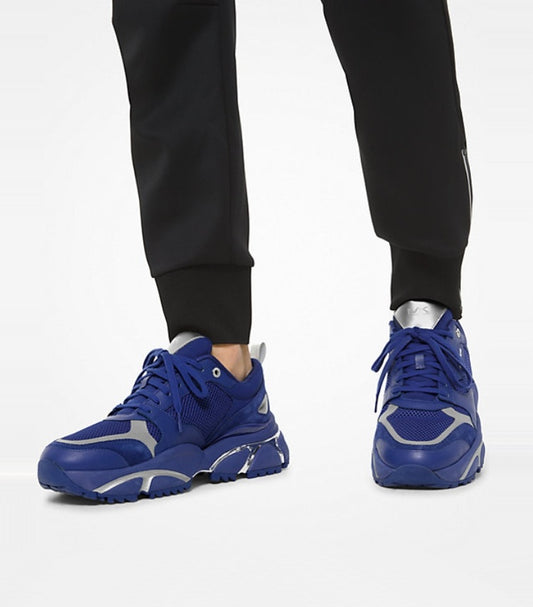 MICHAEL KORS ETHAN MESH & LEATHER TRAINER