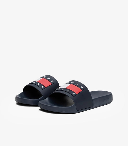 TOMMY HILFIGER FLAG BADGE POOL SLIDES