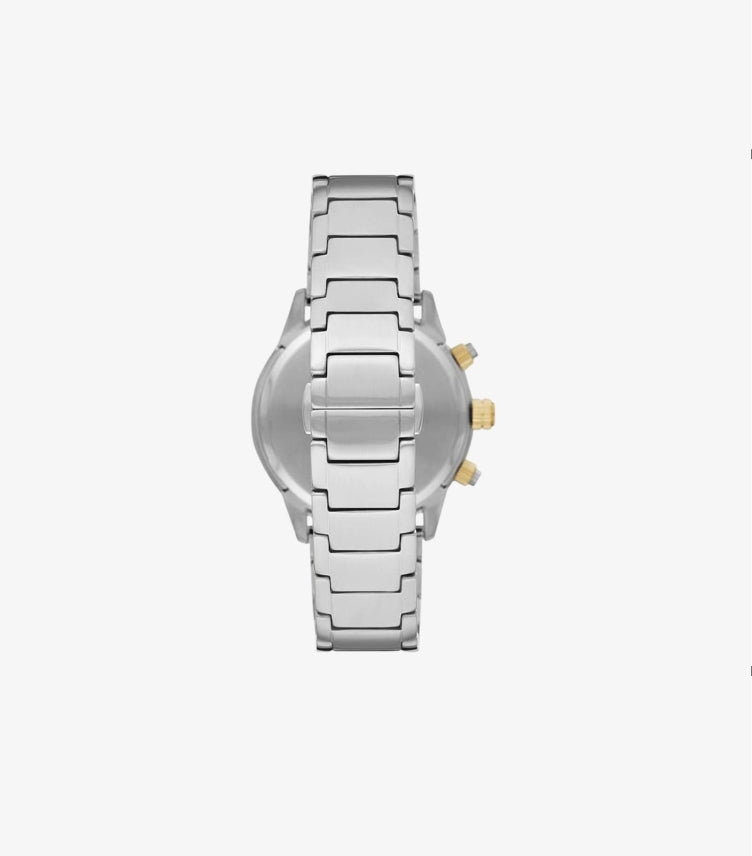 EMPORIO ARMANI THREE-HAND GREY FABRIC WATCH AR11455