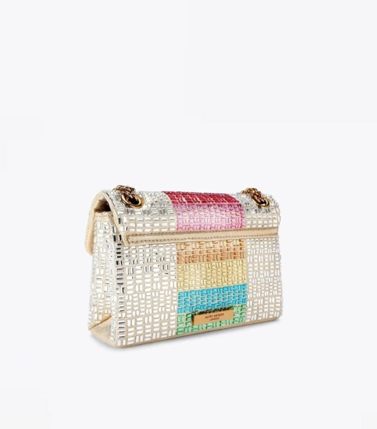 KURT GEIGER LONDON MINI CRYSTAL KENSINGTON BAG