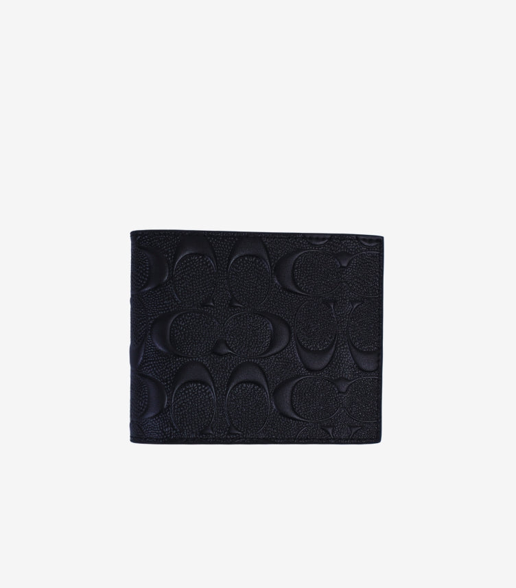 COACH LEATHER BLACK WALLET