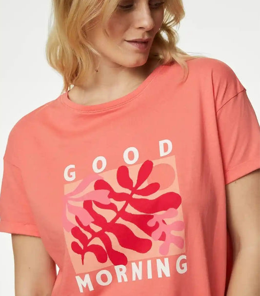 MARKS & SPENCER FLORAL PRINT PYJAMA SET