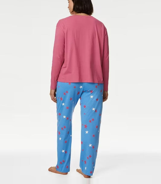 MARKS & SPENCER COTTON PYJAMA SET