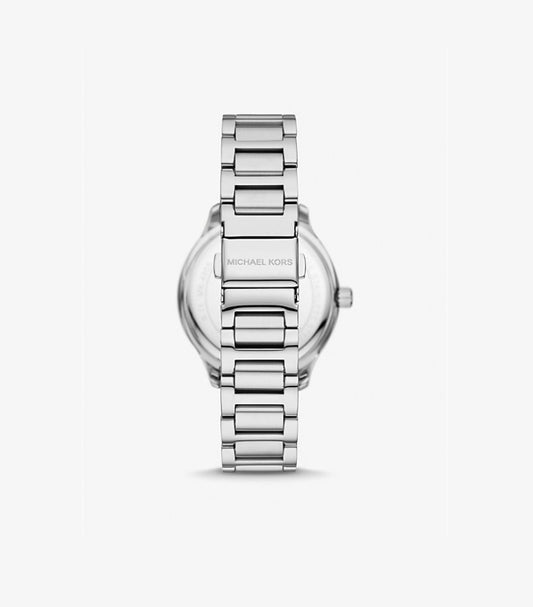 MICHAEL KORS SAGE PAVÉ SILVER-TONE WATCH MK4807