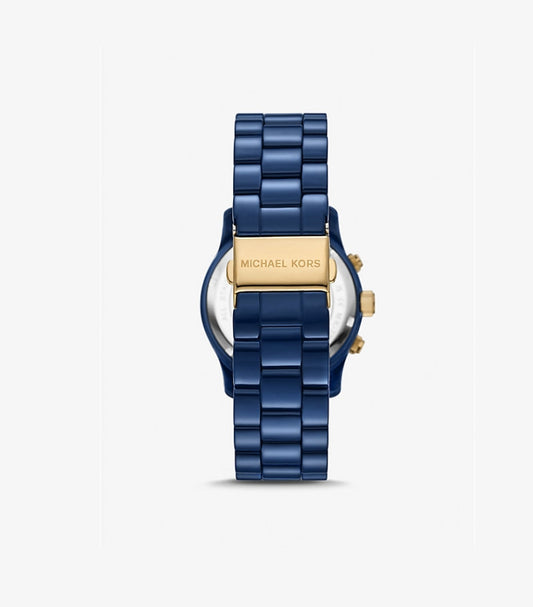 MICHAEL KORS RUNWAY NAVY-TONE WATCH MK7332
