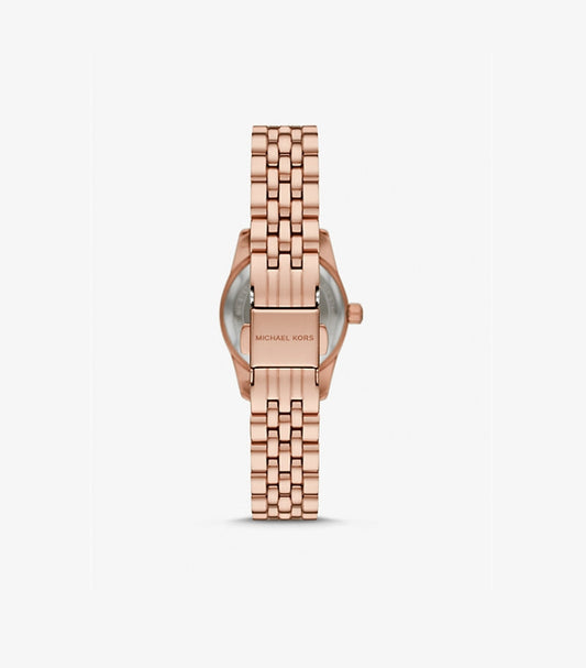 MICHAEL KORS PETITE LEXINGTON PAVÉ ROSE GOLD-TONE WATCH MK4739