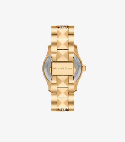 MICHAEL KORS QUARTZ GOLD STAINLESS STEEL WATCH MK7389
