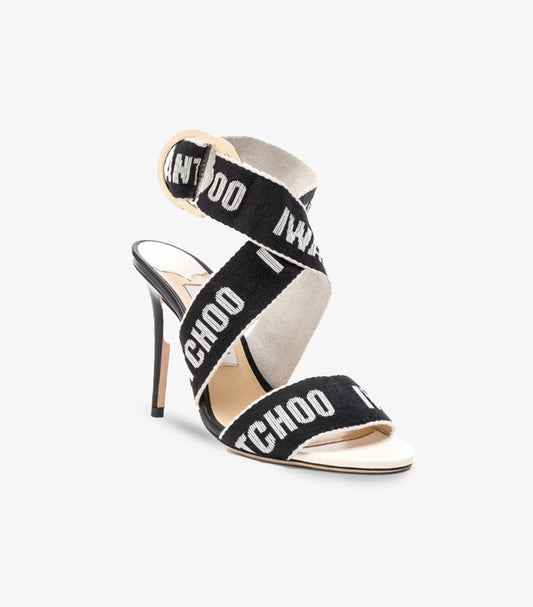 JIMMY CHOO SPORTY HEELS SANDALS (NO BOX)