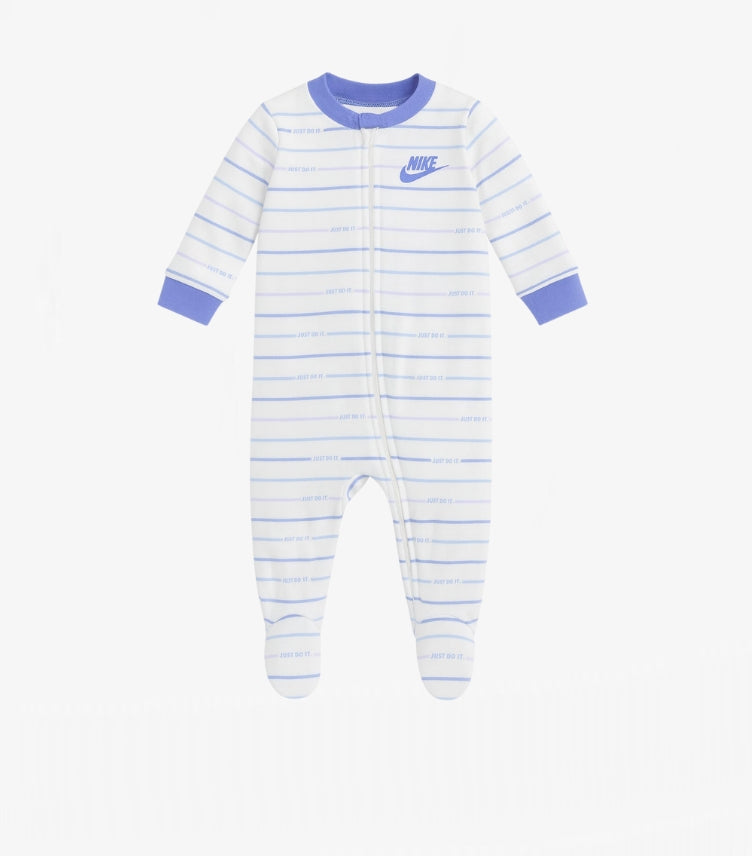 Nike Just Do It Striped Sleep & Play 01 Piece Pajamas