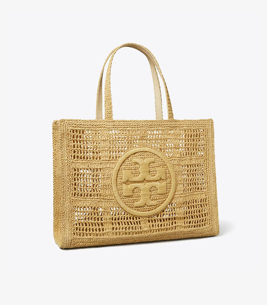TORY BURCH LARGE ELLA HAND-CROCHETED TOTE