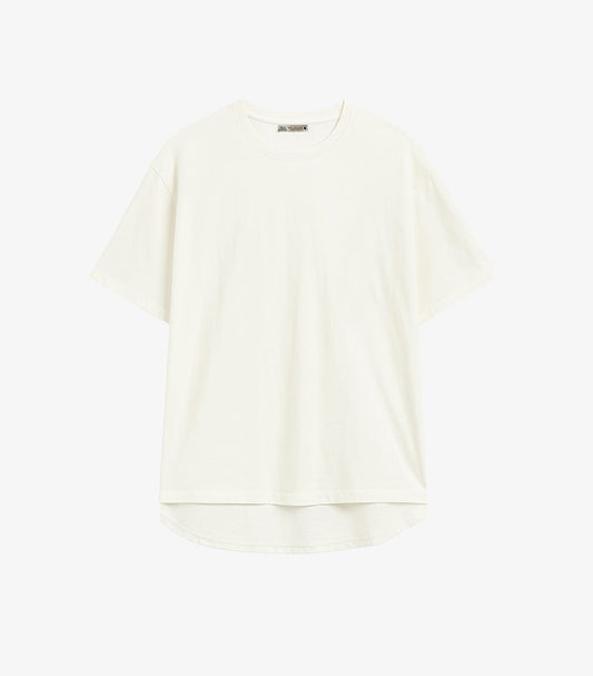 ZARA WOMEN'S ROUND-NECK T-SHIRT