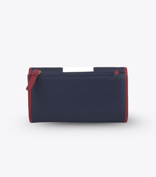 TOMMY HILFIGER STRIPE-DETAIL CONTINENTAL WALLET