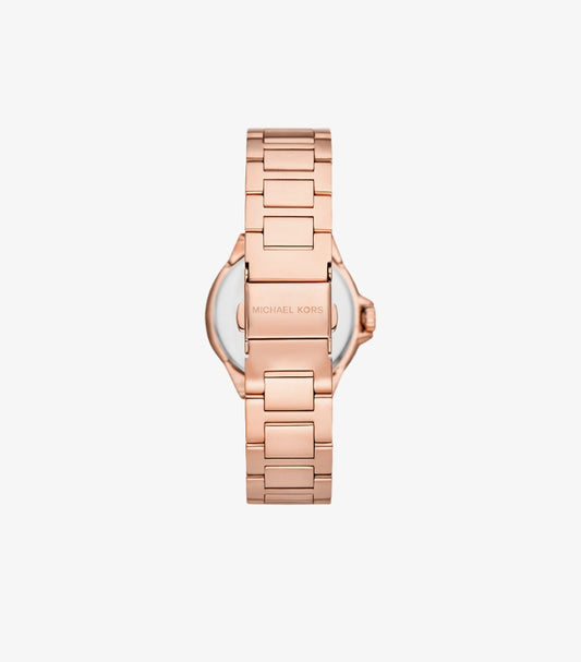 MICHAEL KORS MINI CAMILLE ROSE GOLD-TONE WATCH