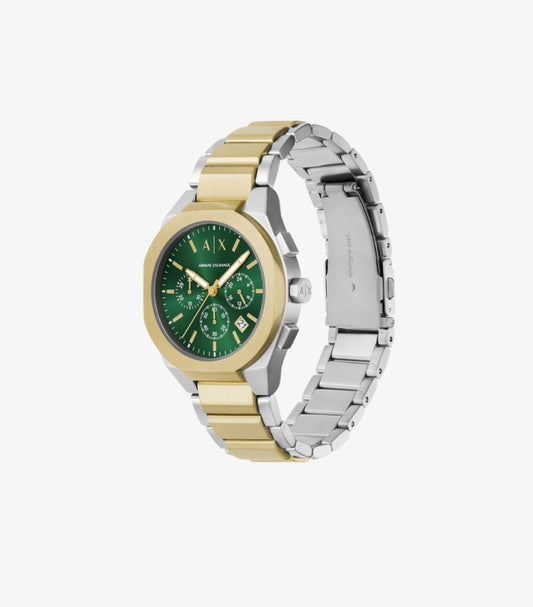ARMANI EXCHANGE CHRONOGRAPH TWO-TONE STAINLESS STEEL WATCH AX4184