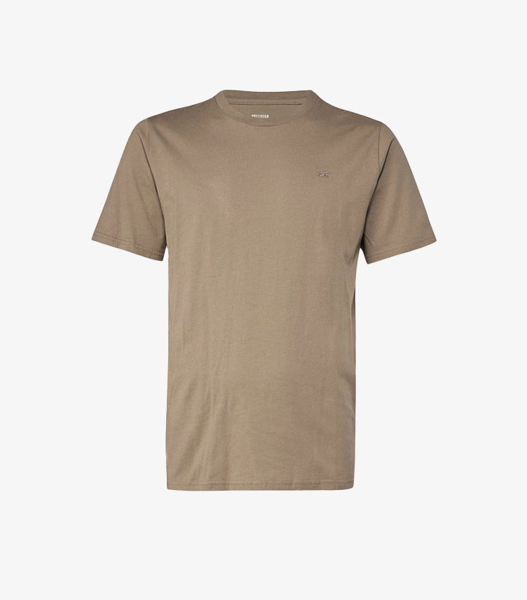 HOLLISTER SOLID BASIC TIMBER WOLF T SHIRT