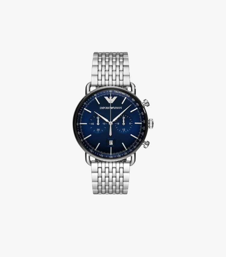 EMPORIO ARMANI MEN'S CHRONOGRAPH STAINLESS STEEL WATCH AR11238