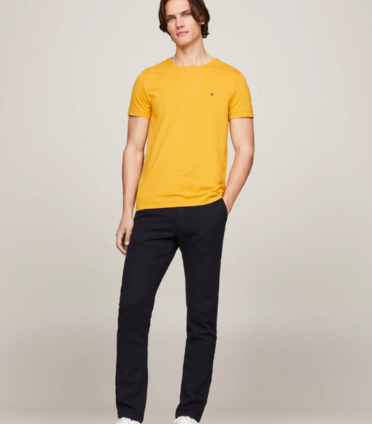 TOMMY HILFIGER BASIC CITY YELLOW T SHIRT
