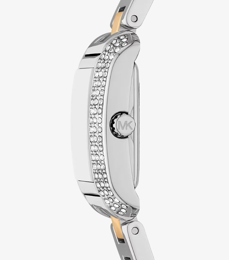 MICHAEL KORS PETITE EMERY PAVÉ TWO-TONE WATCH MK4882