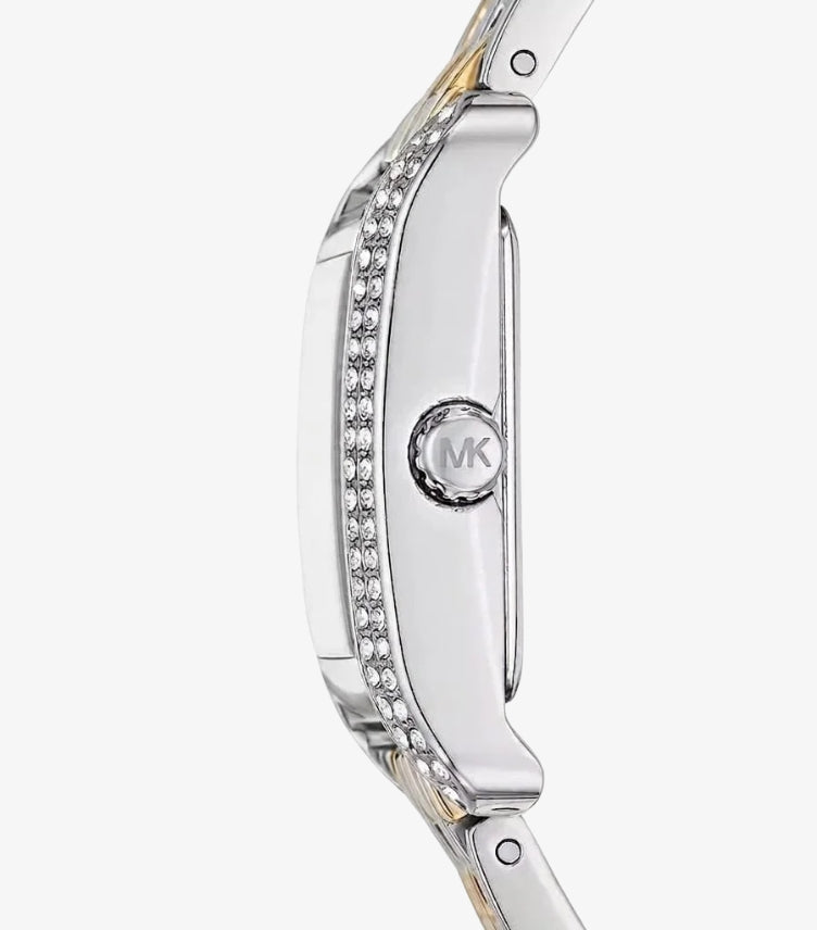MICHAEL KORS MINI MONROE PAVE TWO-TONE WATCH MK01035