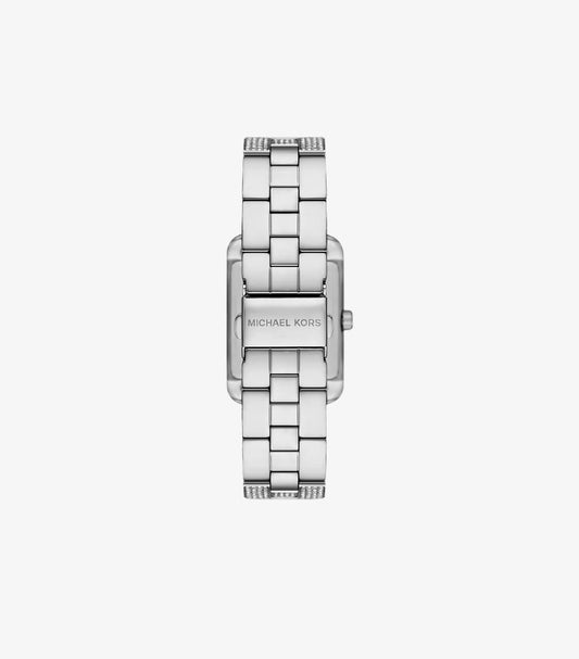 MICHAEL KORS MONROE PAVE SILVER-TONE WATCH MK01114