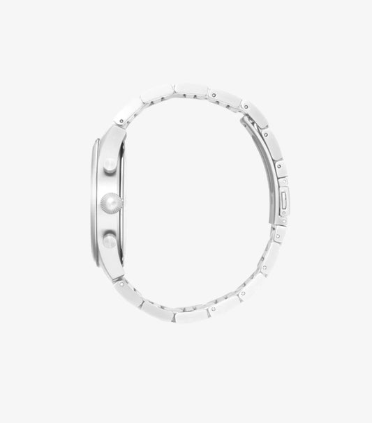 HUGO BOSS SILVER STAINLESS STEEL CHRONOGRAPH WATCH 1513713