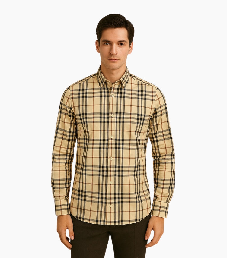 BURBERRY CLASSIC CHECK LONG-SLEEVE SHIRT