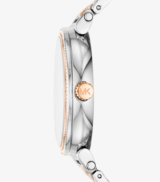 MICHAEL KORS SOFIE PAVE TWO-TONE WATCH MK3880