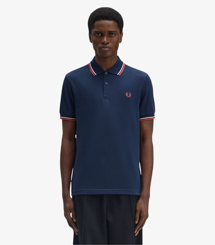 FRED PERRY TWIN TIPPED POLO SHIRT