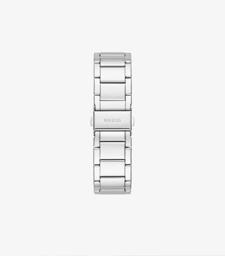 GUESS WOMENS QUARTZ SILVER STAINLESS STEEL WATCH GW0104L1