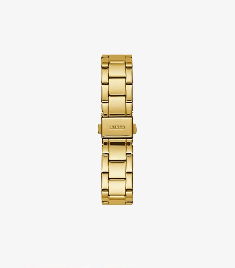 GUESS SUGAR GOLD STAINLESS STEEL WHITE DIAL QUARTZ WATCH - GW0001L2