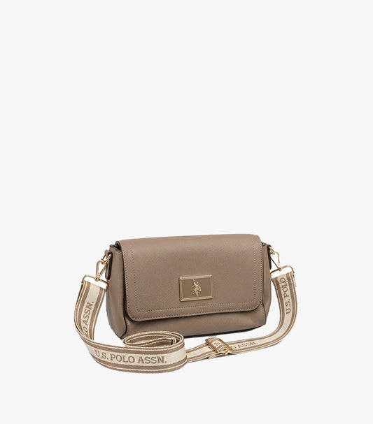 U.S. POLO ASSN. WOMEN’S SIGNATURE WEB-STRAP CROSSBODY BAG