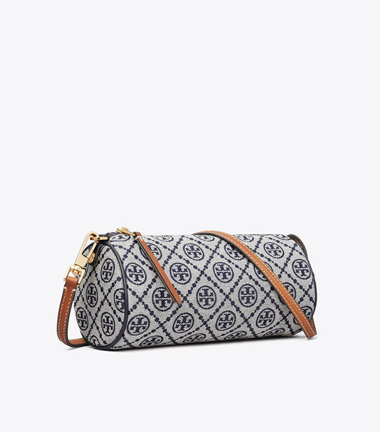 TORY BURCH T MONOGRAM UTILITY CYLINDER BAG