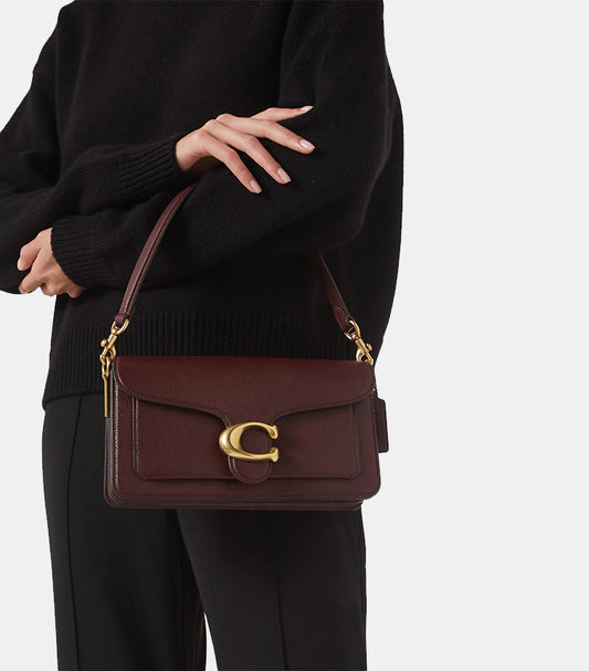 COACH FOLLOW TABBY 26 SHOULDER BAG IN PEBBLED LEATHER