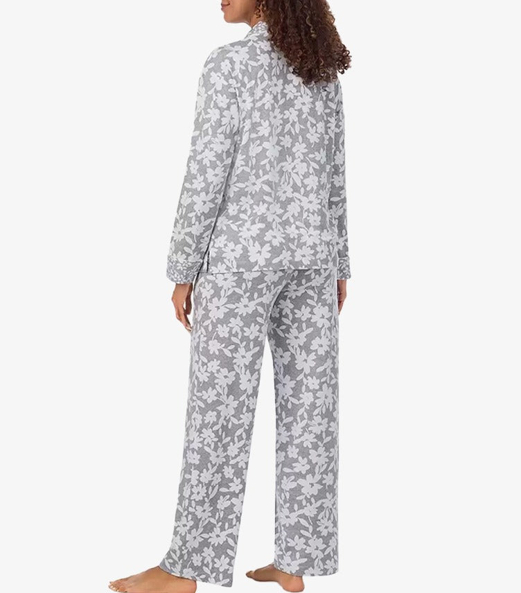 DKNY LADIES COTTON BLEND PYJAMA SET IN GRAY