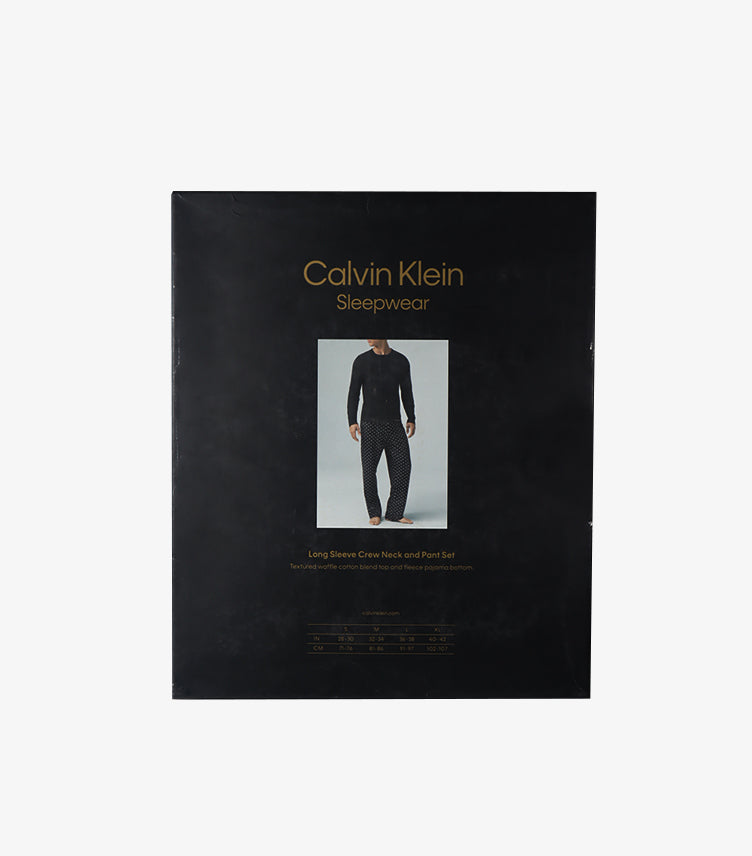 CALVIN KLEIN LONG SLEEVE CREW NECK AND PANT SET