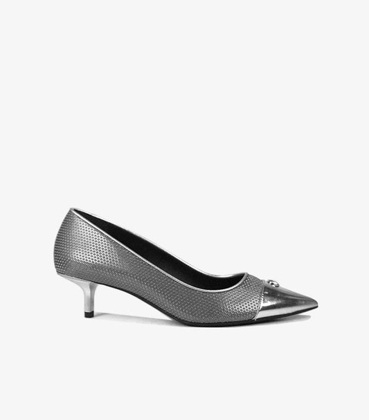 MICHAEL KORS POINTED TOE KITTEN HEEL PUMP