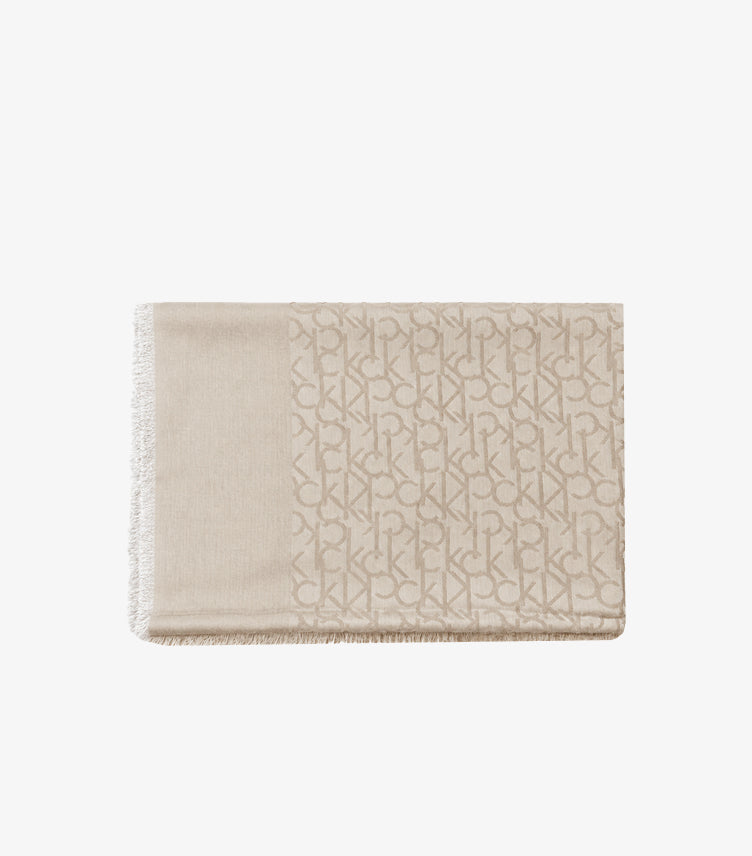 CALVIN KLEIN MONOGRAM SCARF